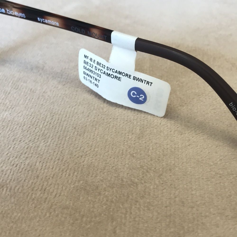 BIOEYES NWT SYCAMORE UNISEX FRAMES EYEGLASSES 53-18-140 DESIGNER EYEWEAR - Picture 3 of 6